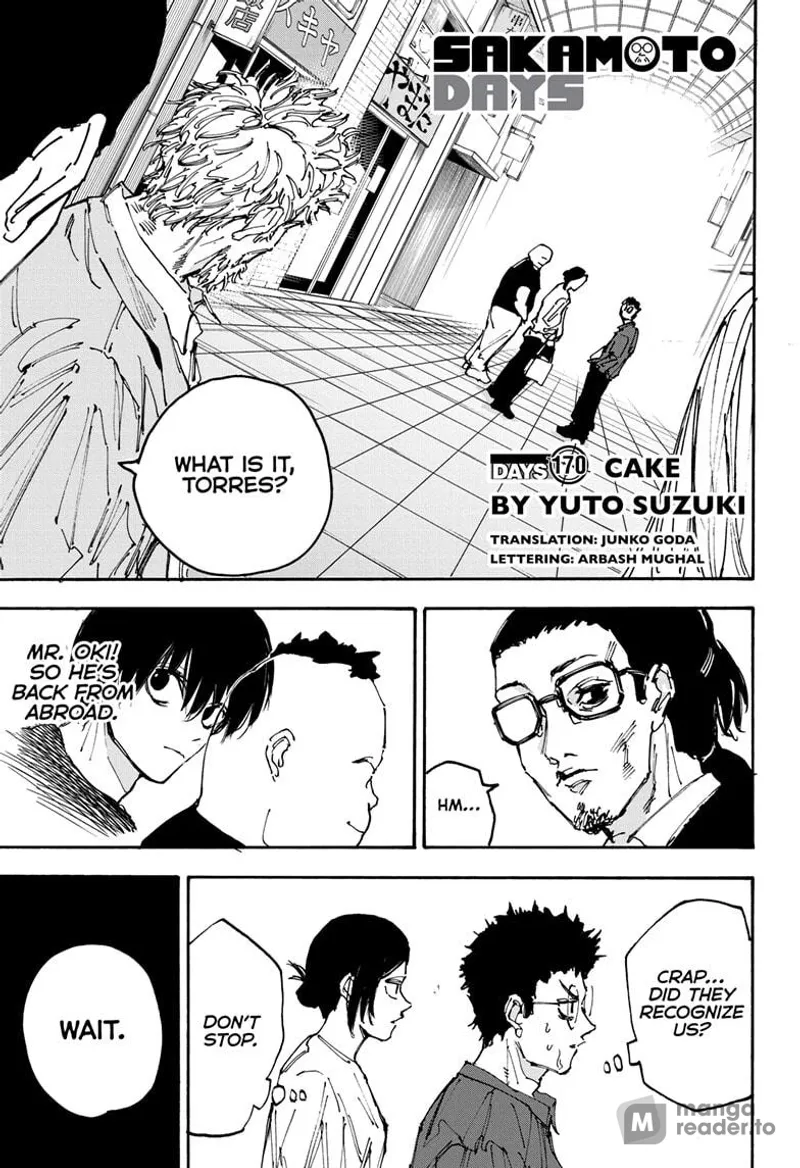 Page 1 of Chapter 170: Chapter 170: Sakamoto's Vigilance